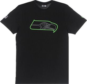 New Era Hombre, Camisetas, Negro, Talla: L