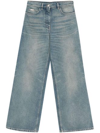 Courrèges Hammer jeans - women - Cotton/Cotton - 27 - Blue