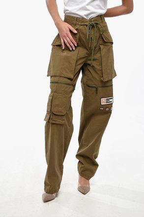 Dsquared2 Pantaloni Cargo HYBRID In Cotone con Zip Dsquared2