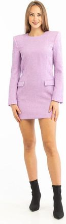 Patrizia Pepe Purple Polyester Casual Womens Dress