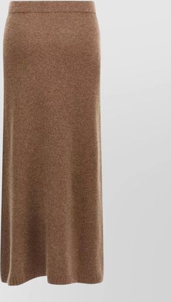 Max Mara dorina cashmere blend flared midi skirt