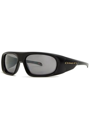 Oakley Belleville Wrap-around Sunglasses - Black - One Size