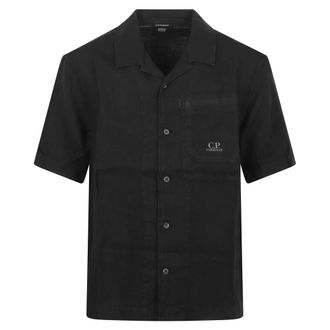 C.P. Company CP Company Shirts - Heren - Korte mouwen Overhemden - Zwart - M - Overhemden