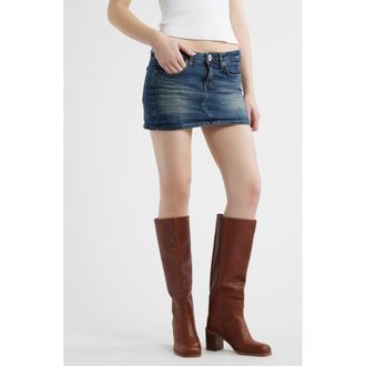 BDG Ultra Denim Miniskirt in Vintage Denim Medium at Nordstrom, Size X-Small