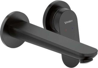 Duravit Wave - Miscelatore ad incasso per lavabo, montaggio a 2 fori, nero opaco WA1070004046 - Duravit