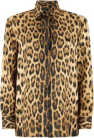 Roberto Cavalli Mujer, Blusas y Camisas, Marr&oacute;n, Talla: L