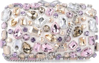 Self Portrait Clutches, female, Multicolor, Size: ONE SIZE Multicolor Crystal Clutch
