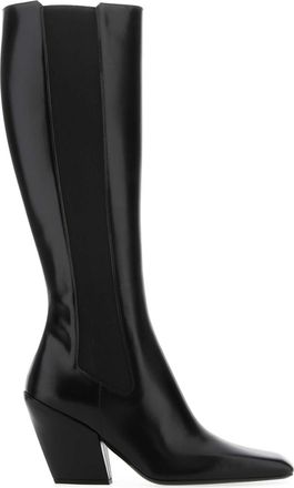 Prada Black Leather Boots