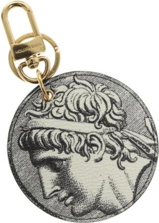 Louis Vuitton Pre-owned Accessories, female, White, Size: ONE SIZE Pre-owned Canvas Key-holder