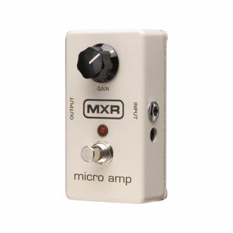 Dunlop Pedal De Efecto Amplificador Mxr M133 Micro Amp Booster Para Guitarra El&eacute;ctrica, Color Blanco