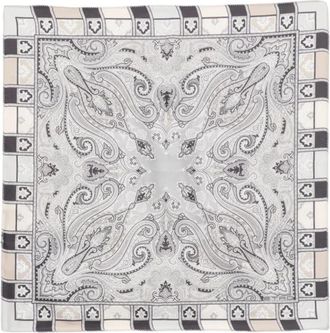 Etro Winter Scarves - Heren - Zijden sjaals - Grijs - ONE Size - Accessoires