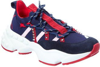 Christian Louboutin Trailnrun Leather & Mesh Sneaker