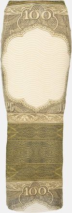 Jean Paul Gaultier Printed maxi skirt