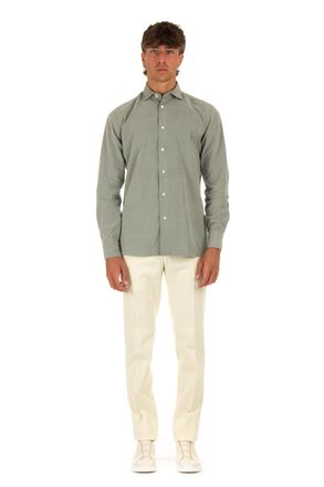 Borriello 2000-Rib Velvet Tailored Shirt