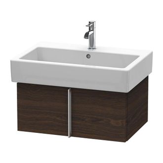 Duravit Duravit Vero Vanity 6105, De Pared, Con 1 Extra&iacute;ble, 650mm, Color (frente/cuerpo): Nogal Cepillado Chapa De Madera Aut&eacute;ntica - Ve610506969