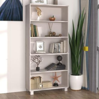 vidaXL Aparador Hamar Madera De Pino Maciza Blanco Vidaxl