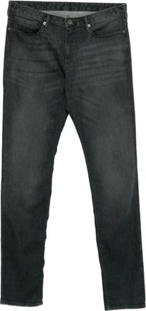 Emporio Armani Hombre, Vaqueros, Gris, Talla: W40
