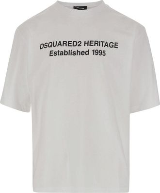 Dsquared2 Contrast Logo Cotton T-Shirt