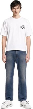Off-white Mens T-Shirt Crewneck White Cotton T-Shirts And Polos