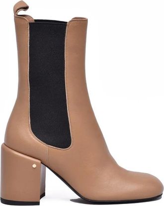 Laurence Dacade Beige Leather Ankle Boots