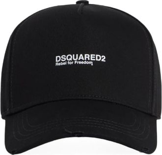 Dsquared2 Rebels honkbalpet - Zwart