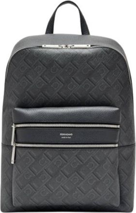 Ferragamo Monogram Calfskin Backpack