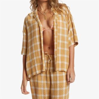 Billabong Beach Side Button Down In Hemp 2