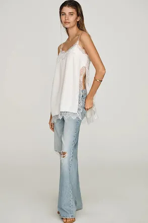 Mother Sweettalker Lace Tank Top