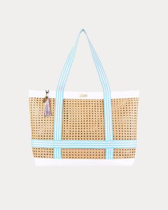 Beach Hat Tote, Lilly Garden Home