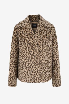 Max Mara Kurzer Mantel aus Schurwolle und Alpaka Disegno