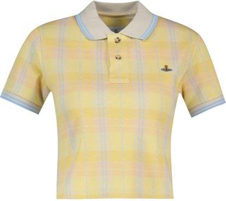 Vivienne Westwood Womens Polo Shirt Yellow Cotton