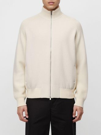 HUGO BOSS Maglia con zip Boss in panno e maglia di lana