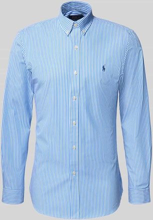 Polo Ralph Lauren Slim Fit Freizeithemd aus Baumwoll-Mix in Hellblau, Gr&ouml;&szlig;e XXL