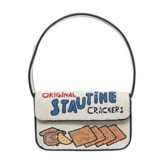 Staud Handbags, female, White, Size: ONE SIZE Bianco Handbag Aw25