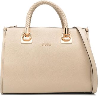 Liu Jo Borsa tote media con manico intrecciato - Toni neutri