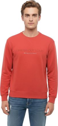 Brunello Cucinelli Red Regular Embroidery Sweatshirt