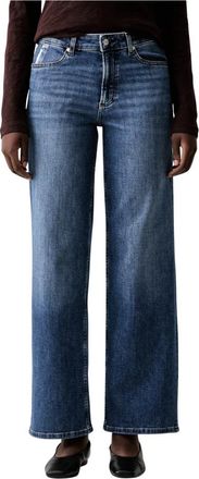 Marc O'Polo Straight Jeans - Dames - Regular Fit Jeans - Blauw - W28 L32 - Katoen - Jeans