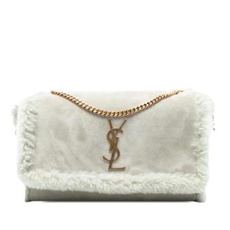 Saint Laurent Pre-owned Borsa a Spalla in Camoscio - - Pre-owned - Donna - Grigio - ONE SIZE
