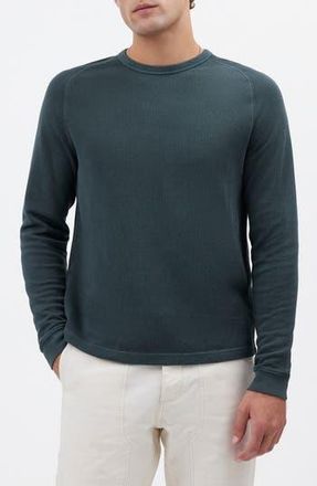 Madewell Textured Long Sleeve T-Shirt in Dark Bottle at Nordstrom Rack, Size X-Large