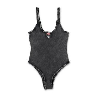 Diesel Tops, Dames, Grijs, M, Katoen, Maura Bodysuit
