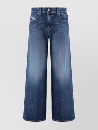 Diesel high-rise flared jeans wide leg design