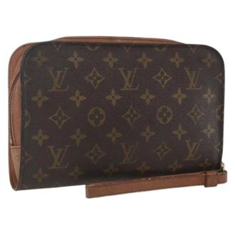 Louis Vuitton Clutch in Canvas Pre-owned - - Pre-owned - Donna - Marrone - ONE SIZE
