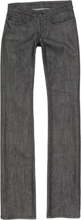 Acne Studios 2013 logo-patch jeans - women - Organic Cotton/Spandex/Elastane/Elastomultiester - L - Grey