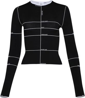 VETEMENTS knitted top - Black