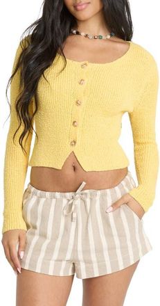Billabong Good Luck Cardigan in Sundress at Nordstrom, Size X-Small