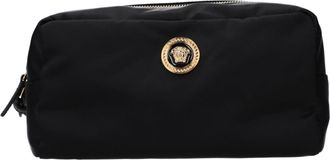 Versace Beauty Case Donna Schwarzer Stoff