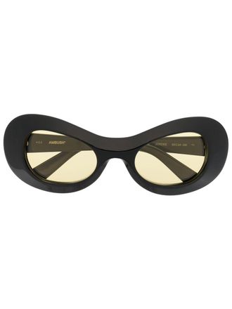AMBUSH Jordee round-frame sunglasses - unisex - Acetate - One Size - Black