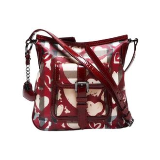 Burberry Pre-owned Cross Body Bags, female, Red, Size: ONE SIZE Pre-owned Vintage Shoulder Bag