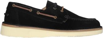ASTORFLEX Espadrilles - Heren - Bootschoenen - Zwart - 45 EU - Leer - Schoenen