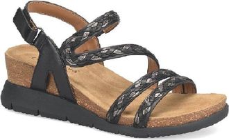 COMFORTIVA Womens Silvia Cushioned Sandals In Black/multi